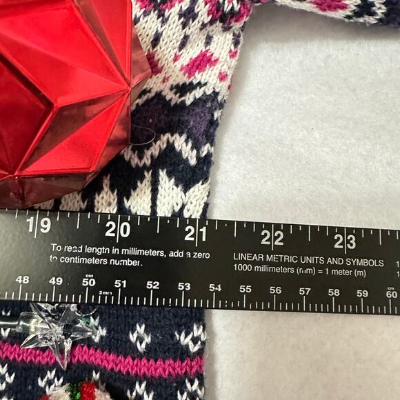 Ugly Christmas Sweater Squishmallow Santa LIGHTS UP Tinsel Party Winner Large - Picture 4 of 5